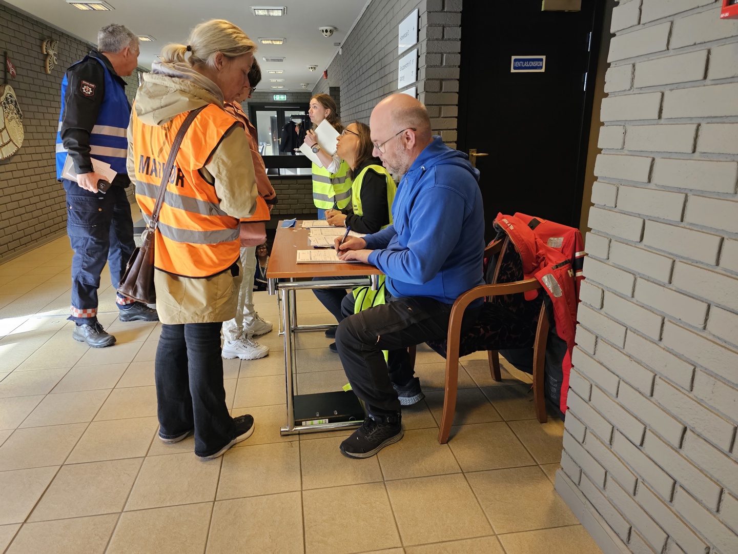 Mottak og registrering.