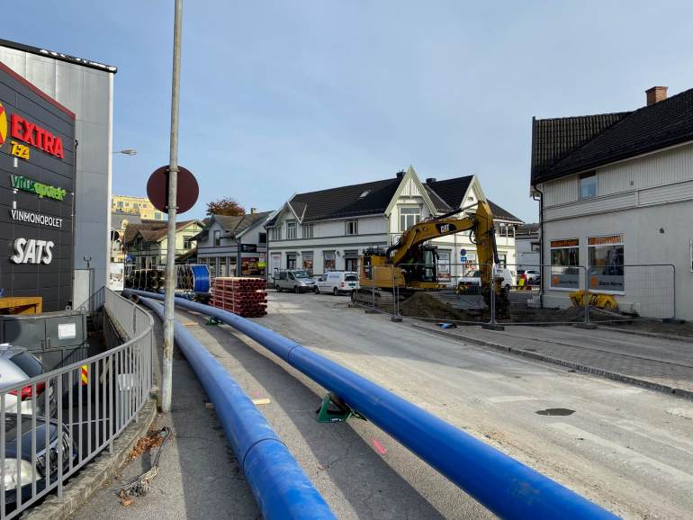 Veiarbeid i Sverresgate