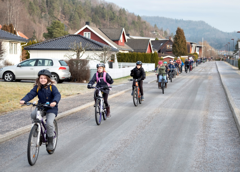 Sykkelkampanje på skolene