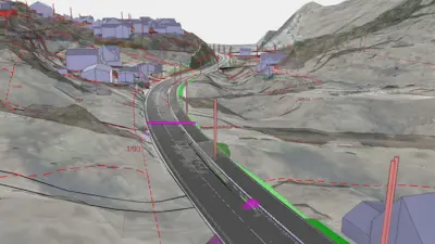 Godkjente skisseprosjektet for myke trafikanter langs Bergsbygdavegen