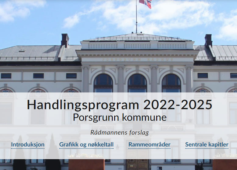 Rådmannens forslag til handlingsprogram 2022-2025