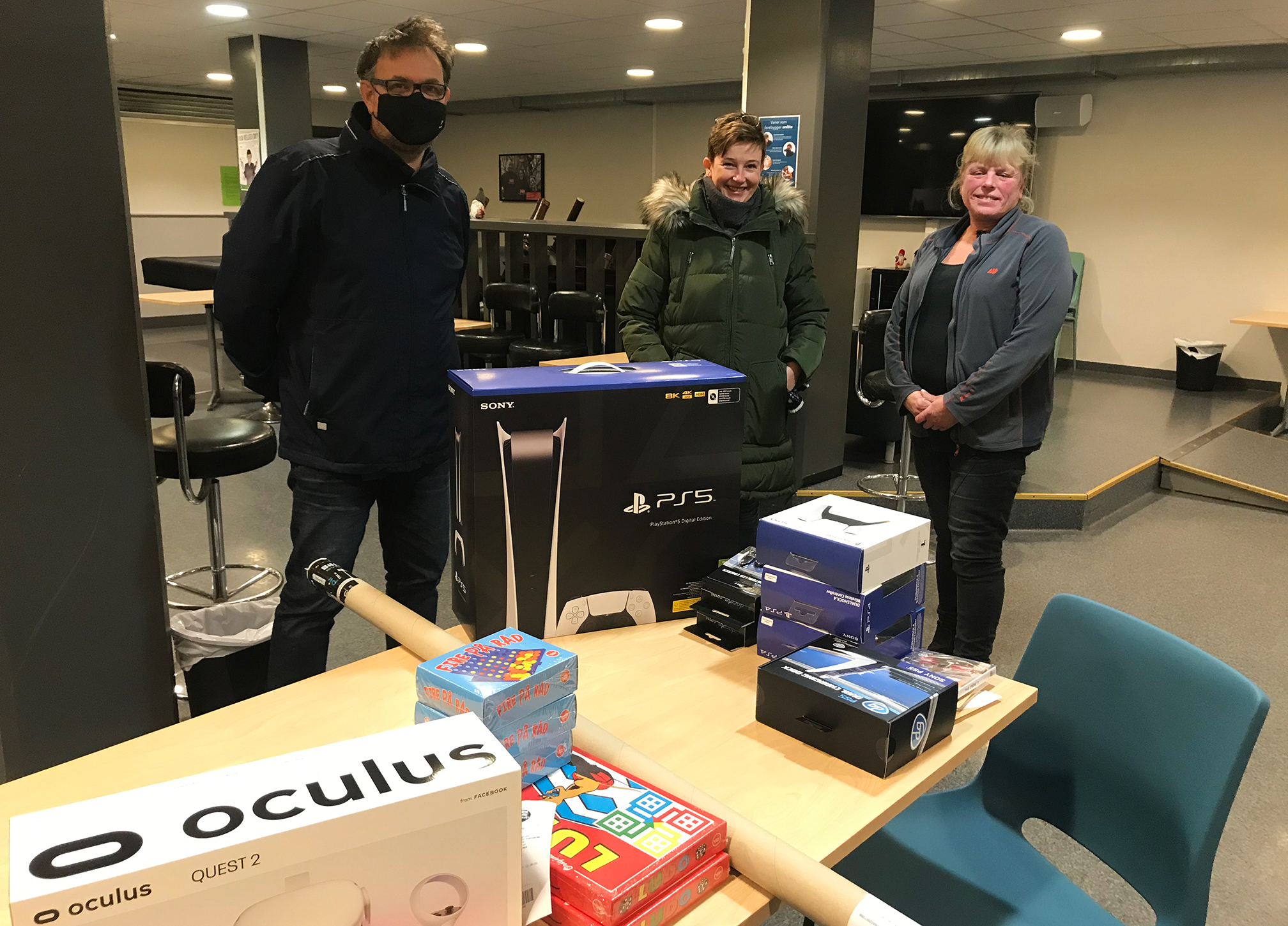 Førjulsgave til Stridsklev fritidsklubb