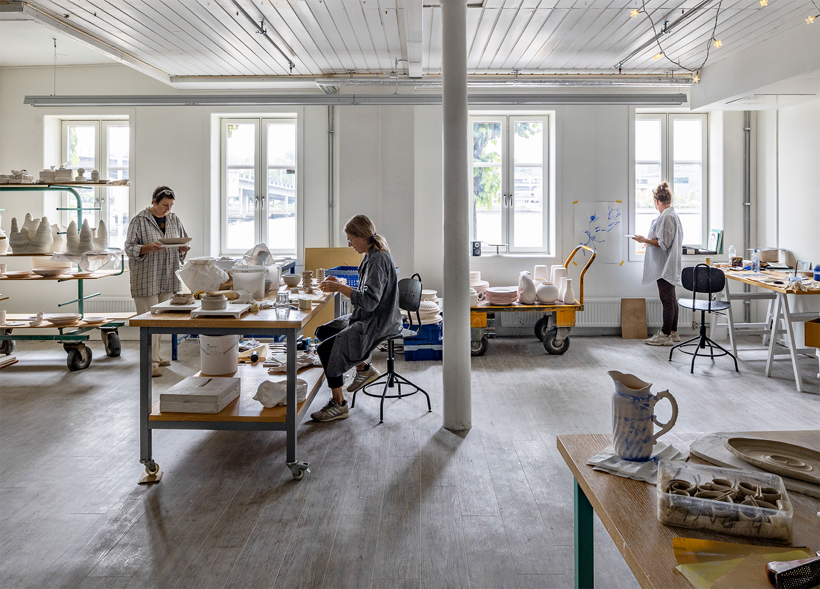 Bursdagsfeiring med nytt verksted og utstillinger i porselensbyen