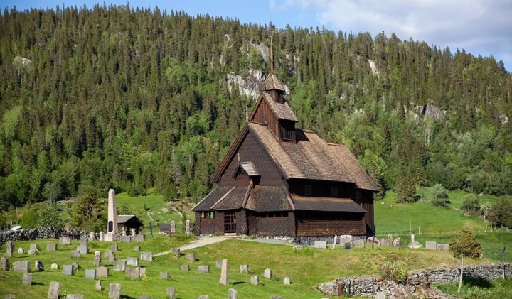 Eidsborg Stavkirke Foto Vest Telemark Museum