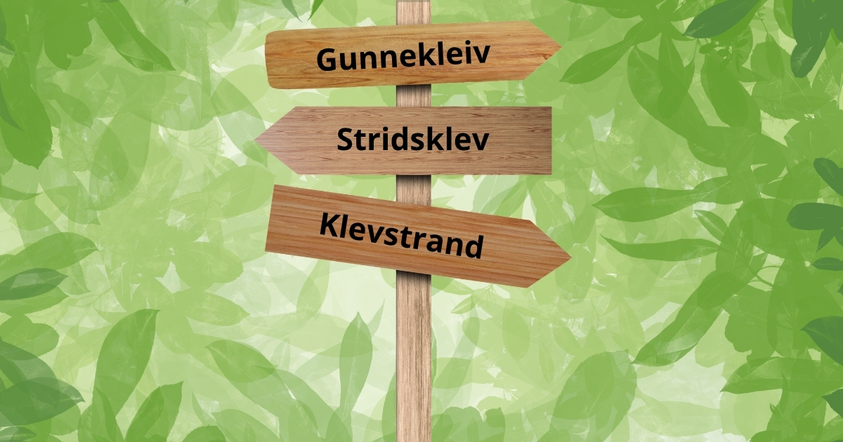 Vedtak i navnesak om Klev/Kleiv