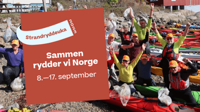 Strandryddeuka 8. – 17. september 2023 - Sammen rydder vi Norge