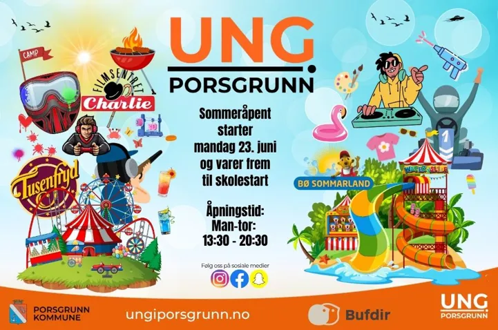 Sommeraapent Ung I Porsgrunn 2025 Bilde Til Nettsiden