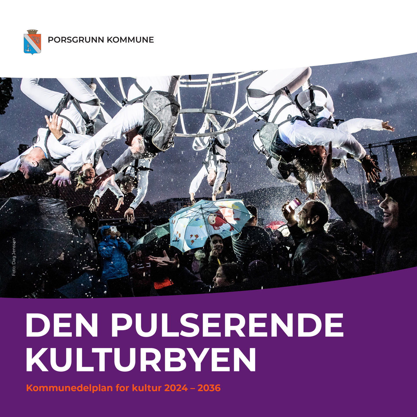 Forsiden av plandokumentet. Foto: Dag Jenssen