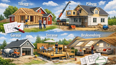 Hvilke bygningsmessige tiltak må dere søke om?