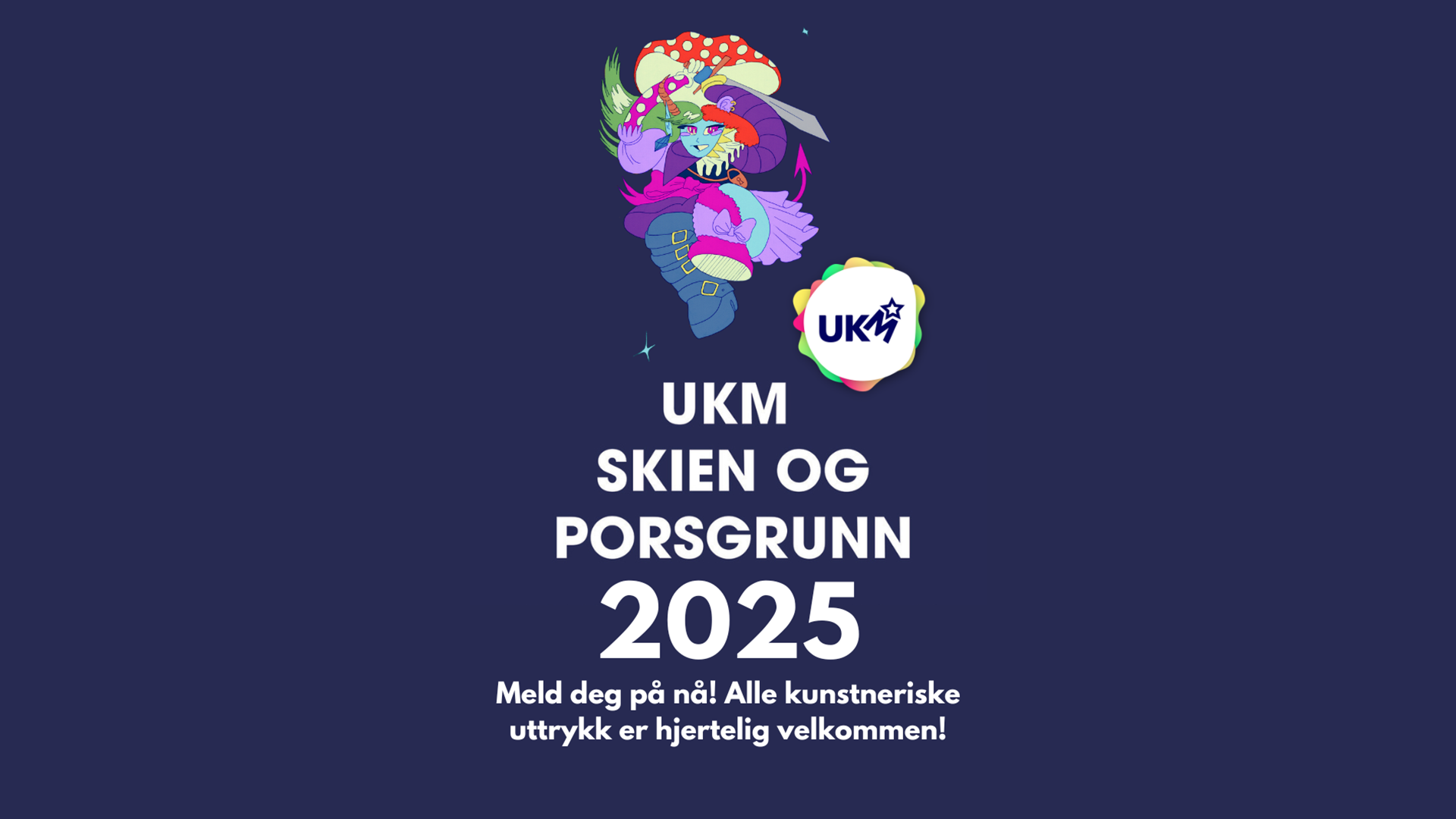 Nå kan du melde deg på UKM