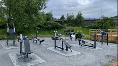 Ny treningspark er nå åpen og klar for bruk!