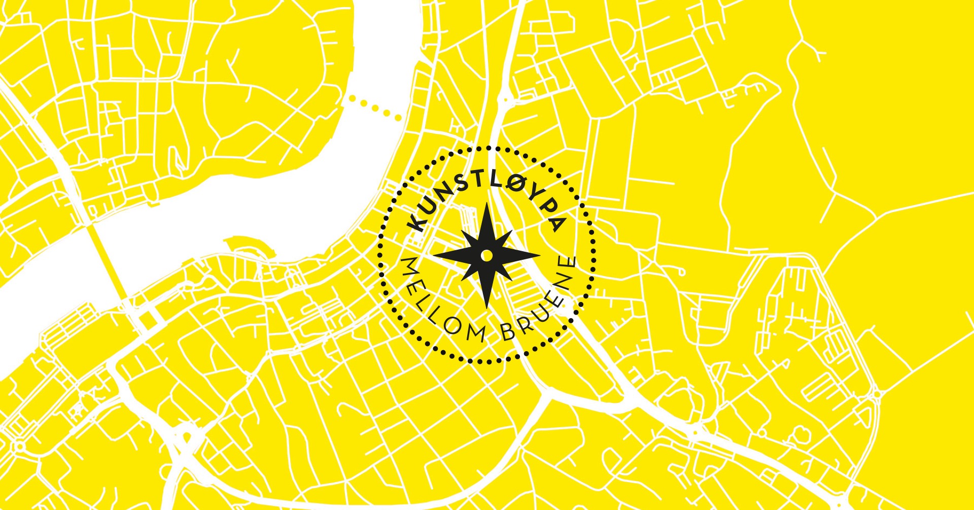 Kunstløypa mellom bruene