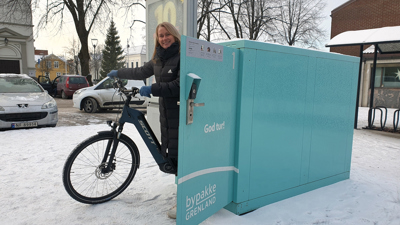 Innfører leiepris for sykkelskap