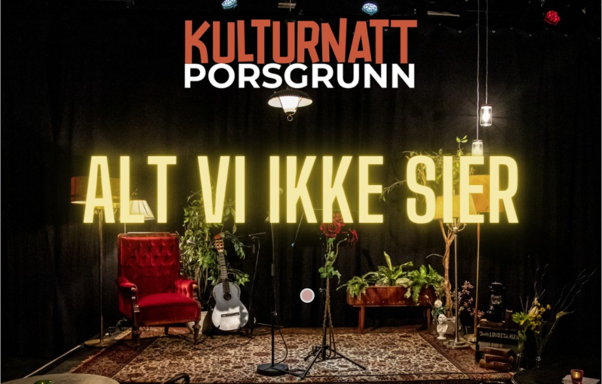 Alt Vi Ikke Sier: Friteaterets Tekstsalong