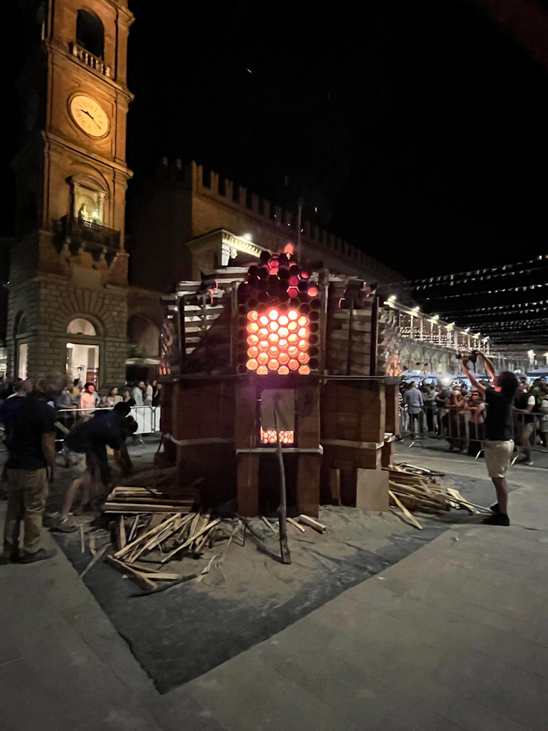 Keramikkbrenning på torget