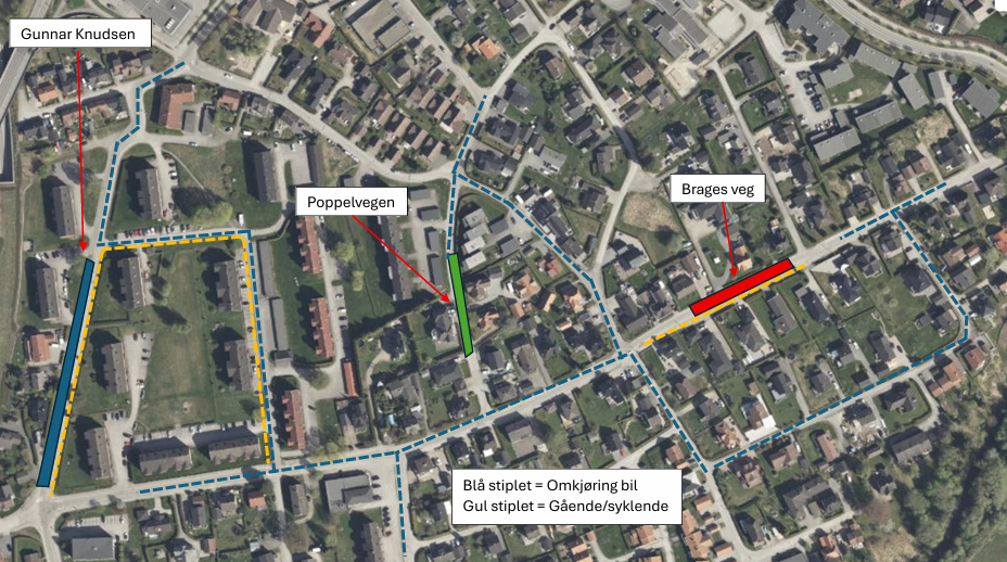 Omkjøring på Hovenga