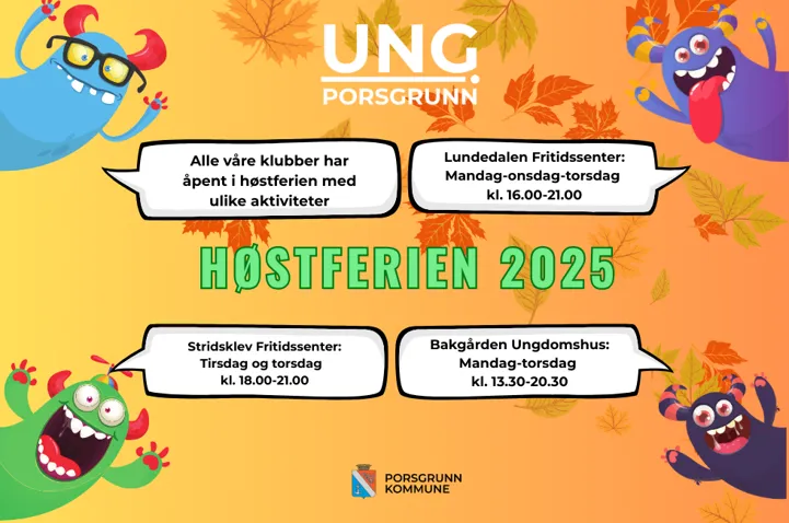Høstferie Klubbene