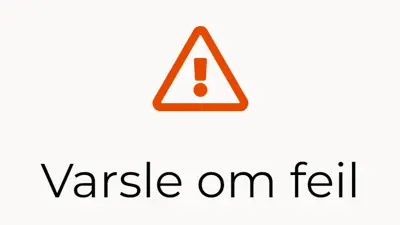 Varsle om feil