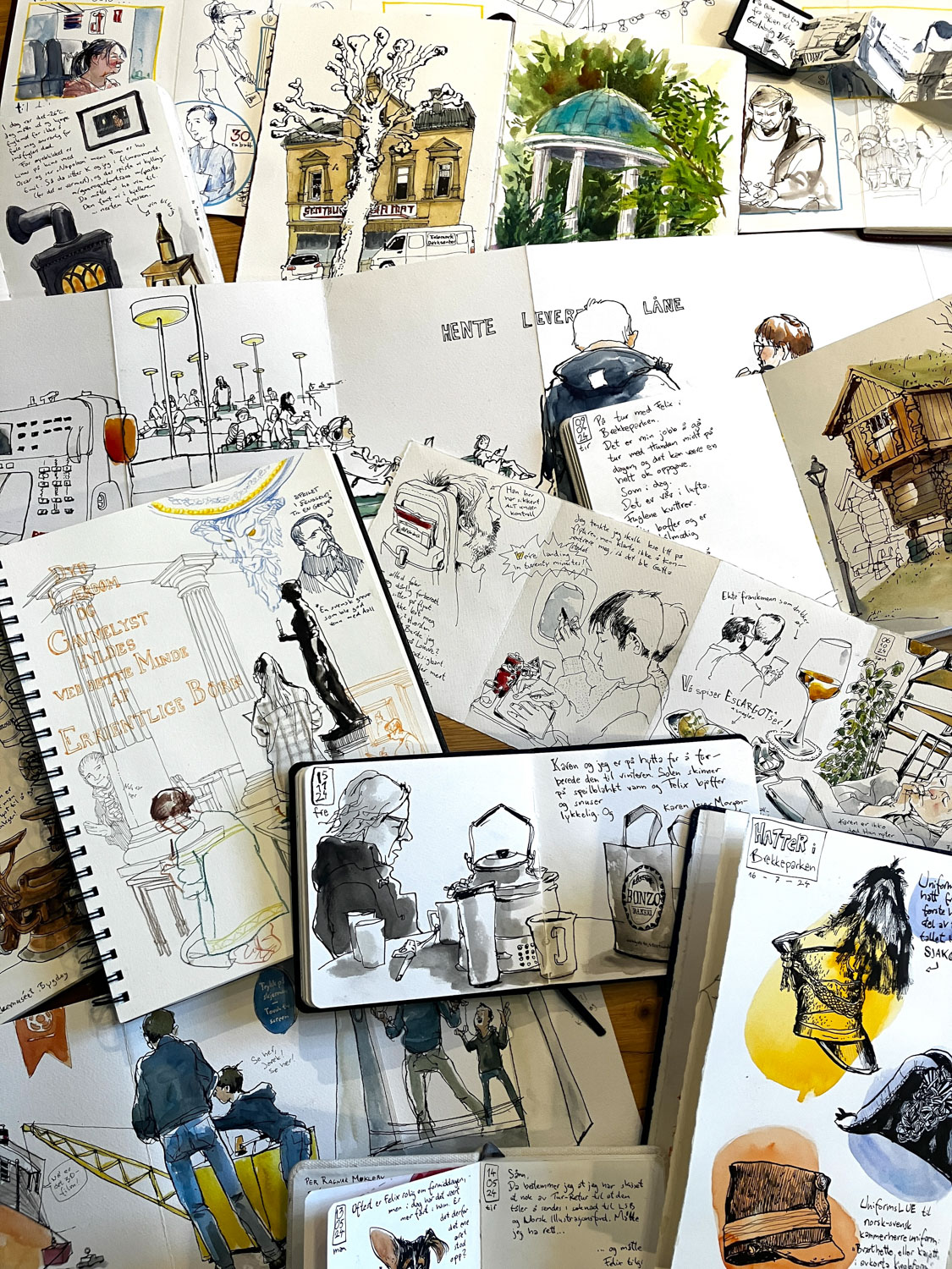 Urban sketching med Per Ragnar Møkleby!
