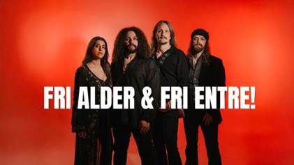 May be an image of text that says 'FRI ALDER & FRI ENTRE!'