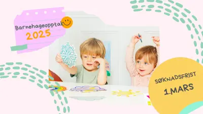 Trenger du barnehageplass?