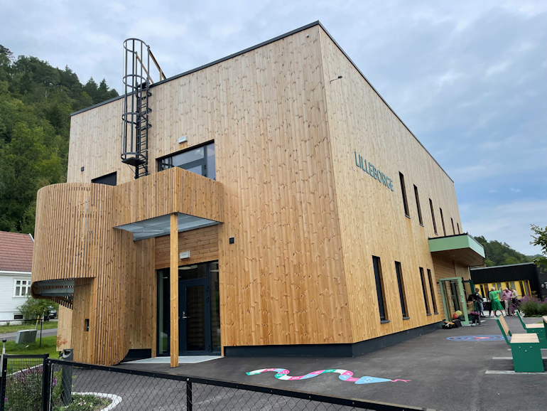 Bygget som skal huse Lilleborge skole