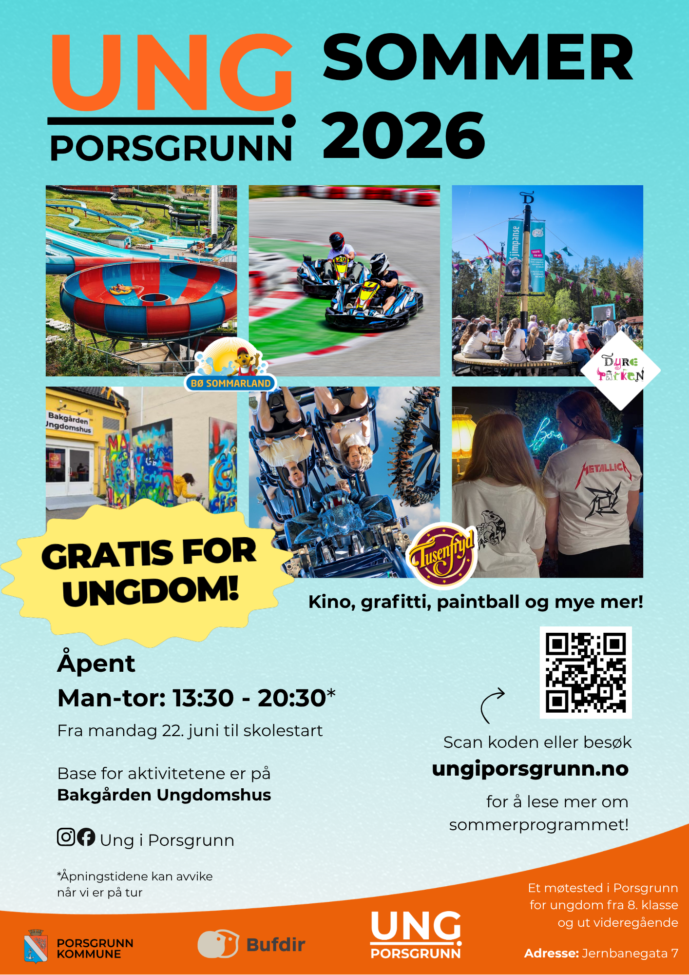 Sommeråpent Ung 2026